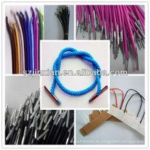 Cordón elástico con lengüeta con púas de metal / cuerda elástica con lengüeta de metal / cuerda elástica con lengüeta de metal